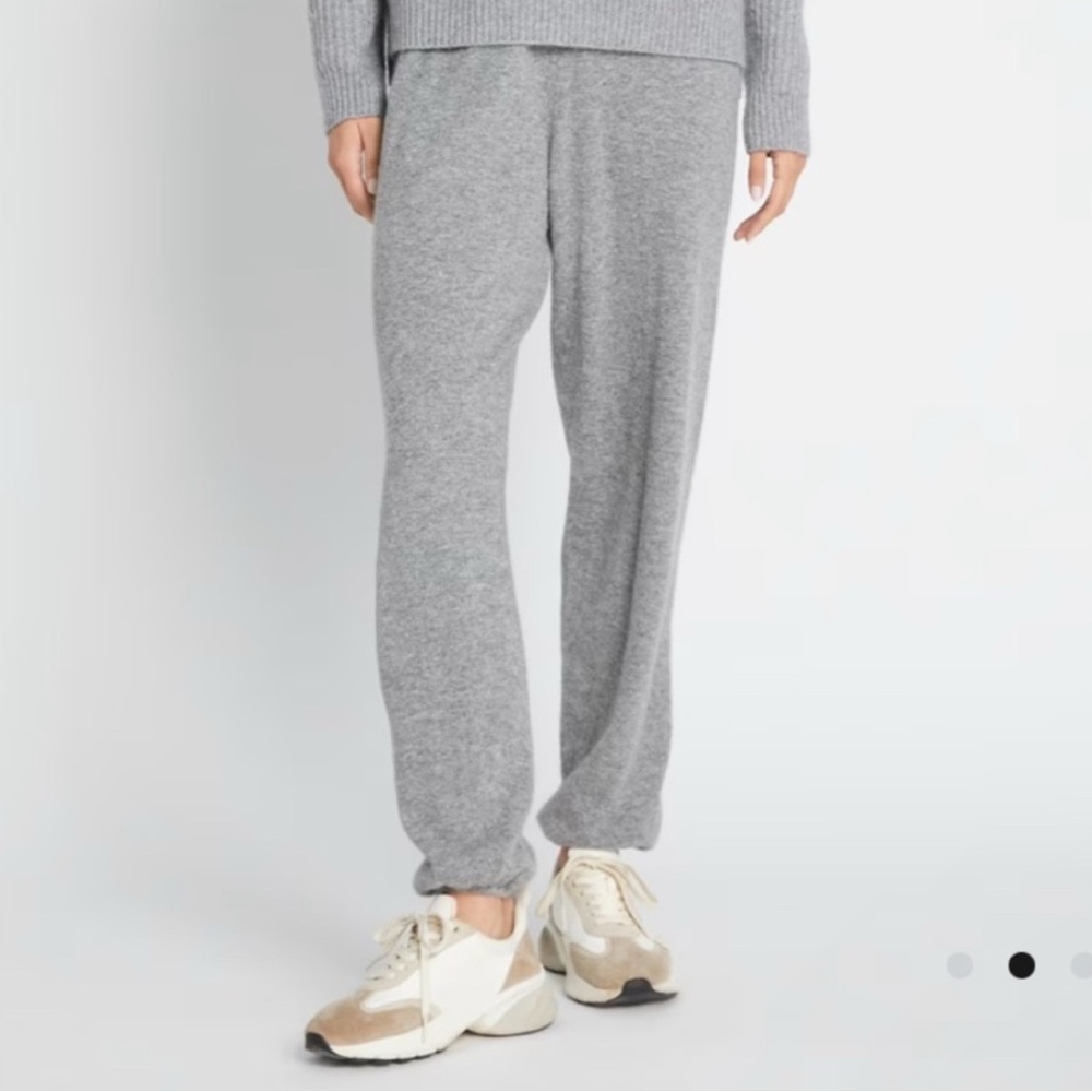 Tory Sport Heather Gray Joggers, Cashmere, Size XS